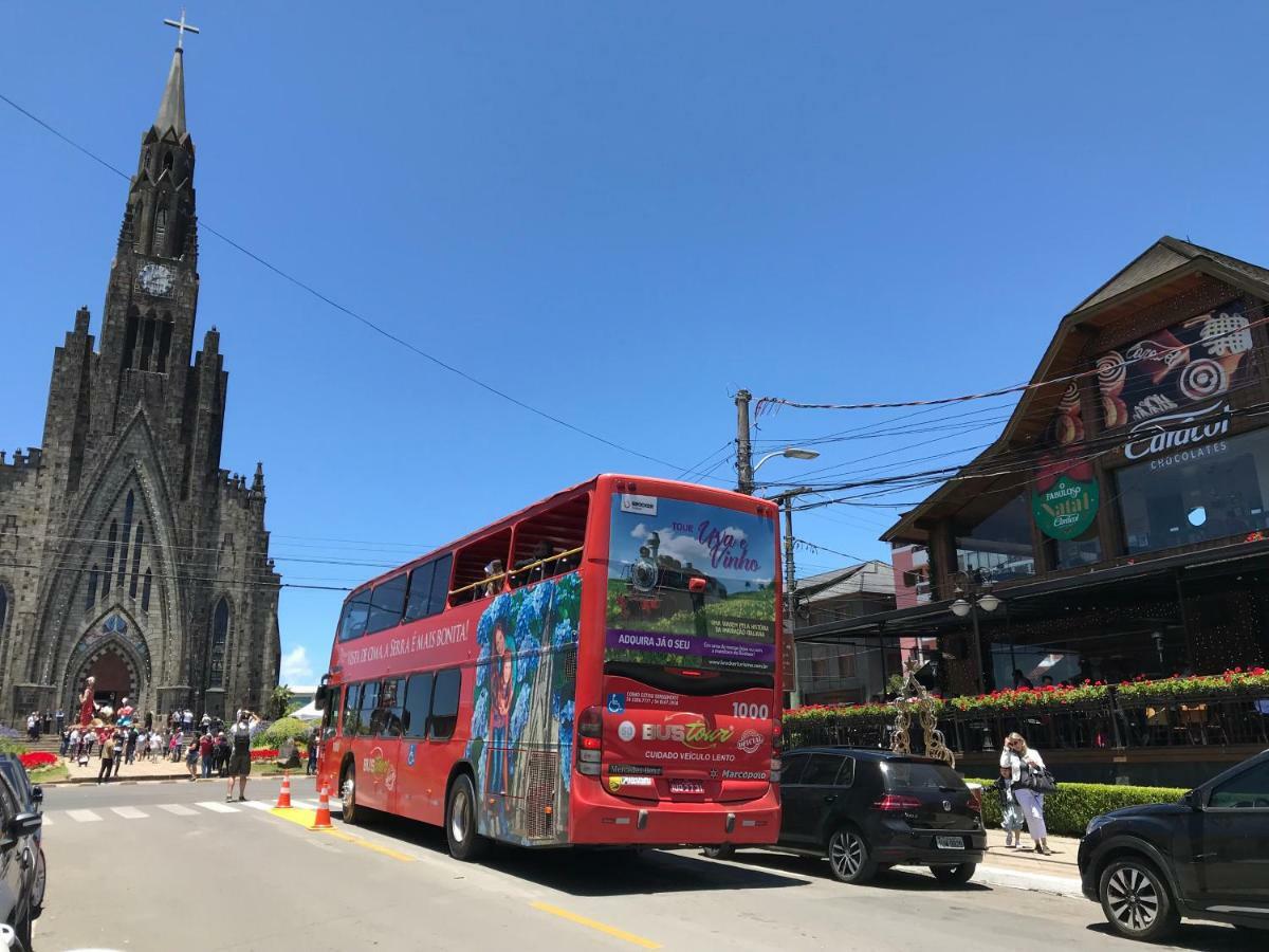 Apartamento Novo, Proximo A Catedral De Pedra Canela Esterno foto